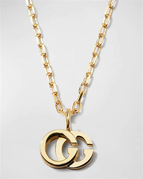 letter gucci italy 18k gold pendant|Gucci 18k Gold Jewelry .